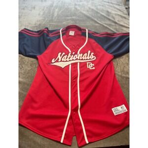 Washington Nationals Major League Baseball Jersey Trufan 2XL Mens‎ Red Blue